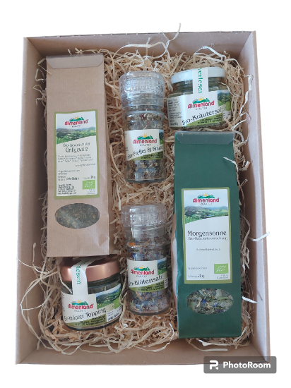 Picture of Almenland Kräuter "Geschenk-Box" - Quer durch den Kräutergarten 