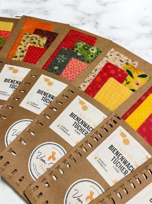 Bild von Bienenwachstücher 4 Stk. - die natürliche Alternative zur Alufolie