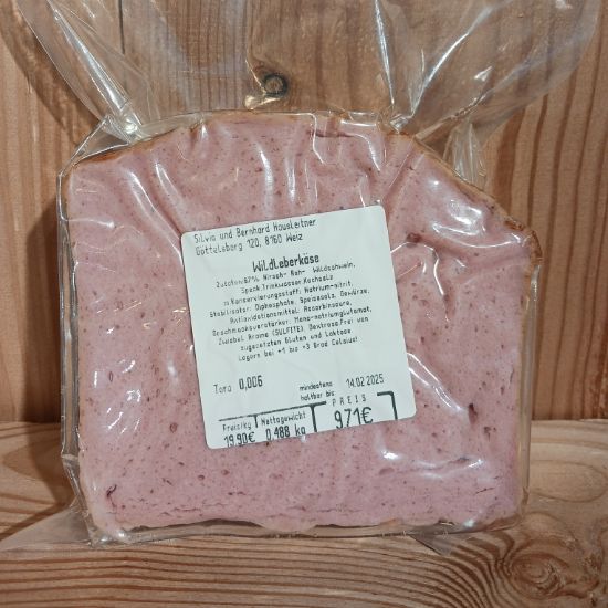 Bild von Leberkäse mit Wild | ca. 500g - 1,99 € per 100g