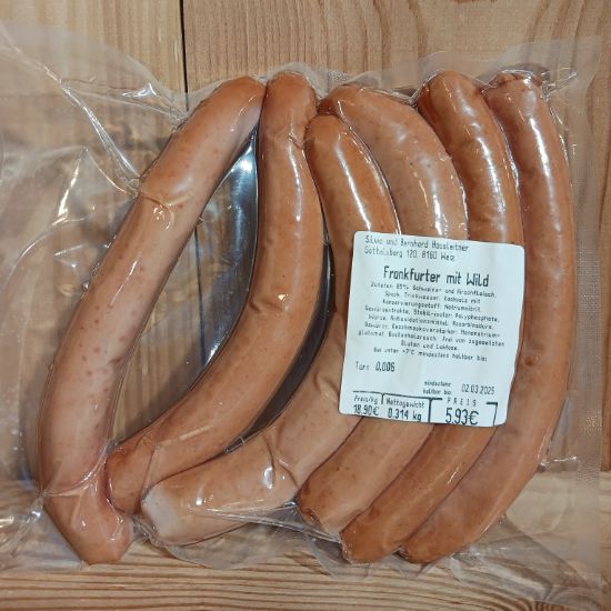 Picture of Frankfurter mit Wild | ca. 300g - 1,89 € per 100g