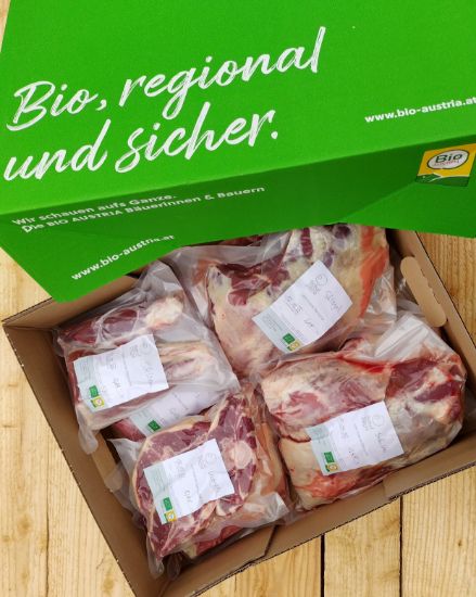Bild von Bio-Lammfleisch - Großes Mischpaket | ca. 7 kg - 19,50€/kg